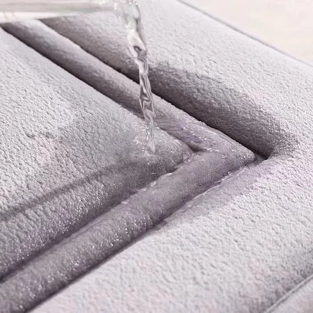 Tapete para Banheiro Absorvente Antiderrapante Lavável E Durável