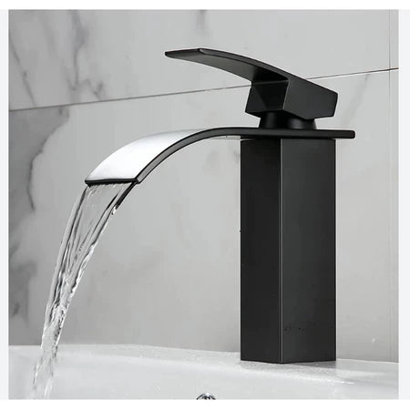 Torneira para Banheiro Cascata Misturador Monocomando Baixa Mônaco