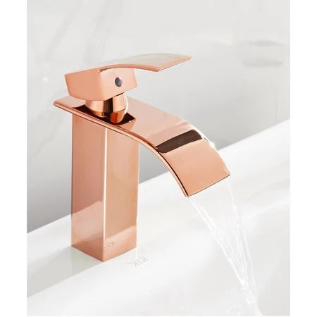 Torneira para Banheiro Cascata Misturador Monocomando Baixa Mônaco