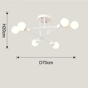 Luminária de Teto estilo nórdico minimalista