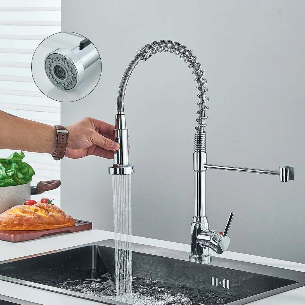 Torneira para Cozinha Monocomando Gourmet com pulverizador removível